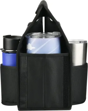 Beautyflier Reusable Insulated Coffee Cup Carrier, Portable Drink Holder with Handle Organizer Tote Bag for Hot & Cold Drinks, Contains 2/3 Coffee Cups with Expansion Space