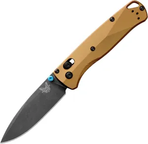 Benchmade - Bugout Folding Knife with Burnt Brass Aluminum Handle (535BK-07)