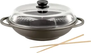 Berndes Tradition Induction Covered 13.5 Inch Wok Pan