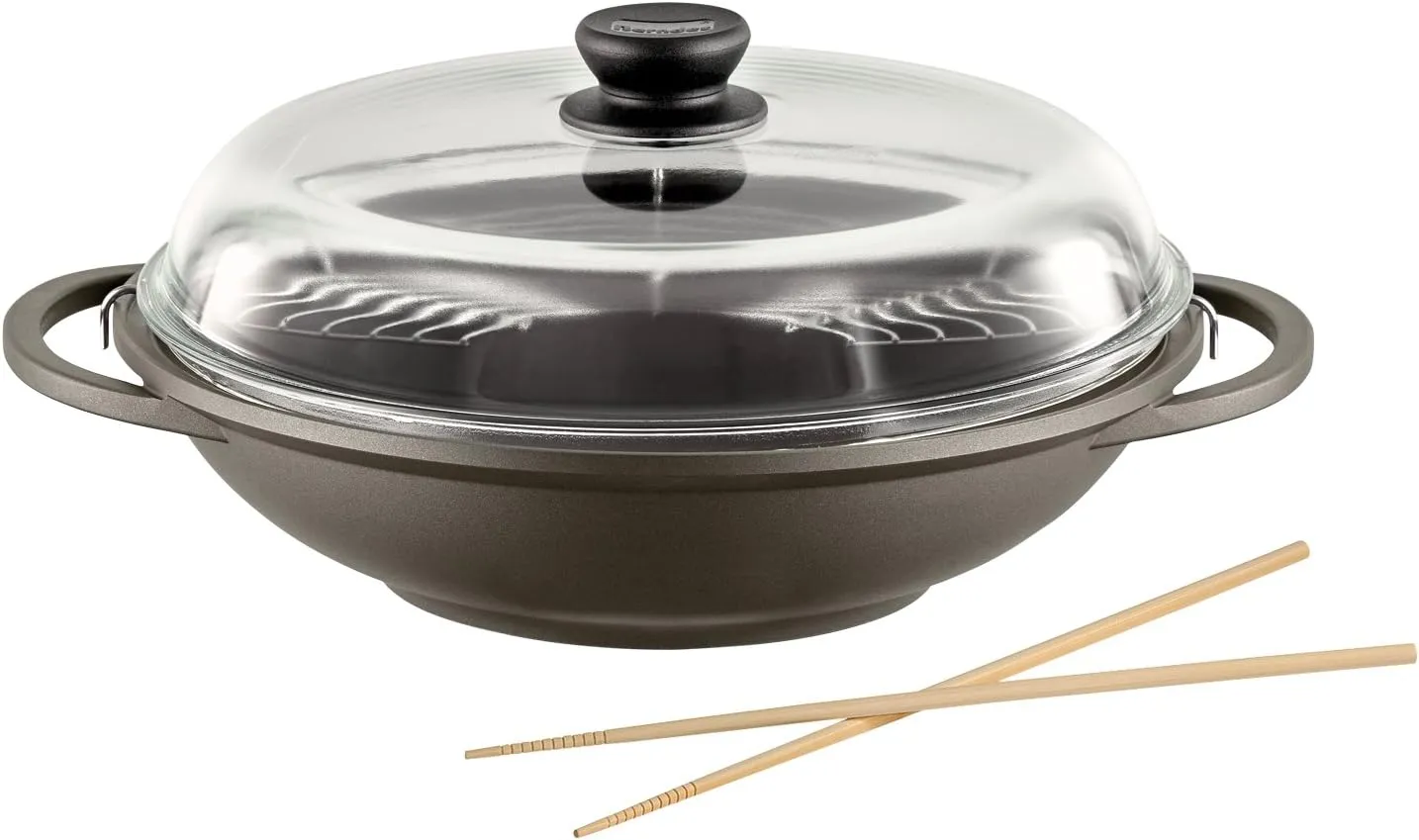 Berndes Tradition Induction Covered 13.5 Inch Wok Pan