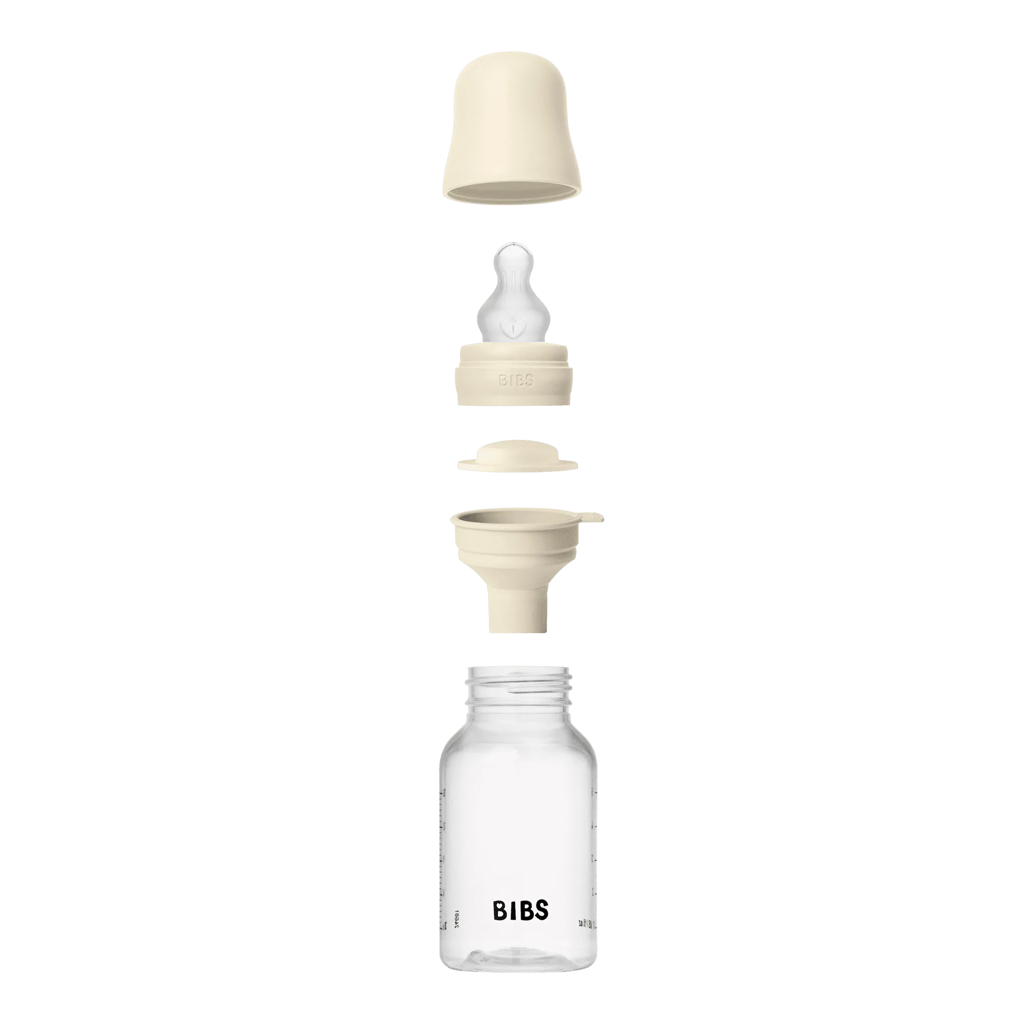 BIBS Baby Bottle Complete Set Silicone 150ml - Assorted