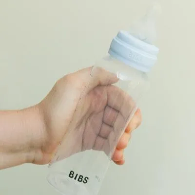 BIBS Grow and Flow BPA-Free PP Baby Bottle Round Silicone Set 150 ml / 270ml Ivory (Min. of 2 PK , multiples of 2 PK)