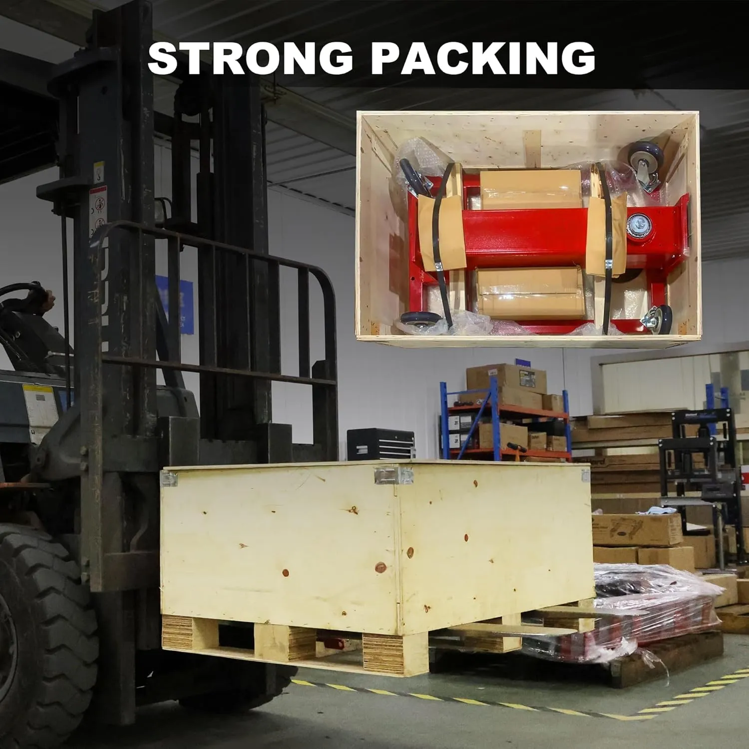 BIG RED AT25002R Torin Rotating Engine Stand: Removable Oil Pan and Magnetic Tray, Turbine Turntable, 2 Brake Caster Lockable Wheels, 1,000 Lbs Capacity