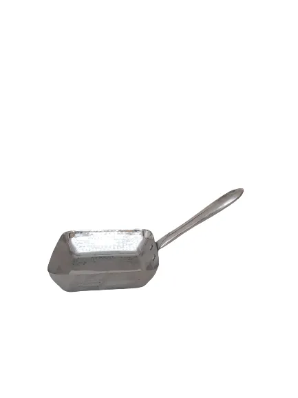 Big Size Serving Hammered Square Shape Fry Pan, 1.4L, Long Steel Handle