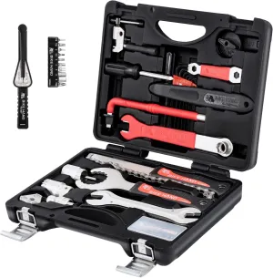 BIKEHAND 18 Piece Bike Bicycle Repair Tool Kit Set - Great Bike Maintenance Tools for Mountain & Road Bike -Bike Tools Set Complete with Torque Wrench