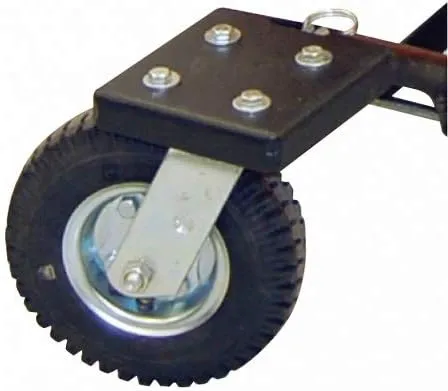 Billy Goat Caster Kit For F902S F1302H - 4 Count Metal Plate Mount 2 Inch Multi-Surface Debris Reduction Casters