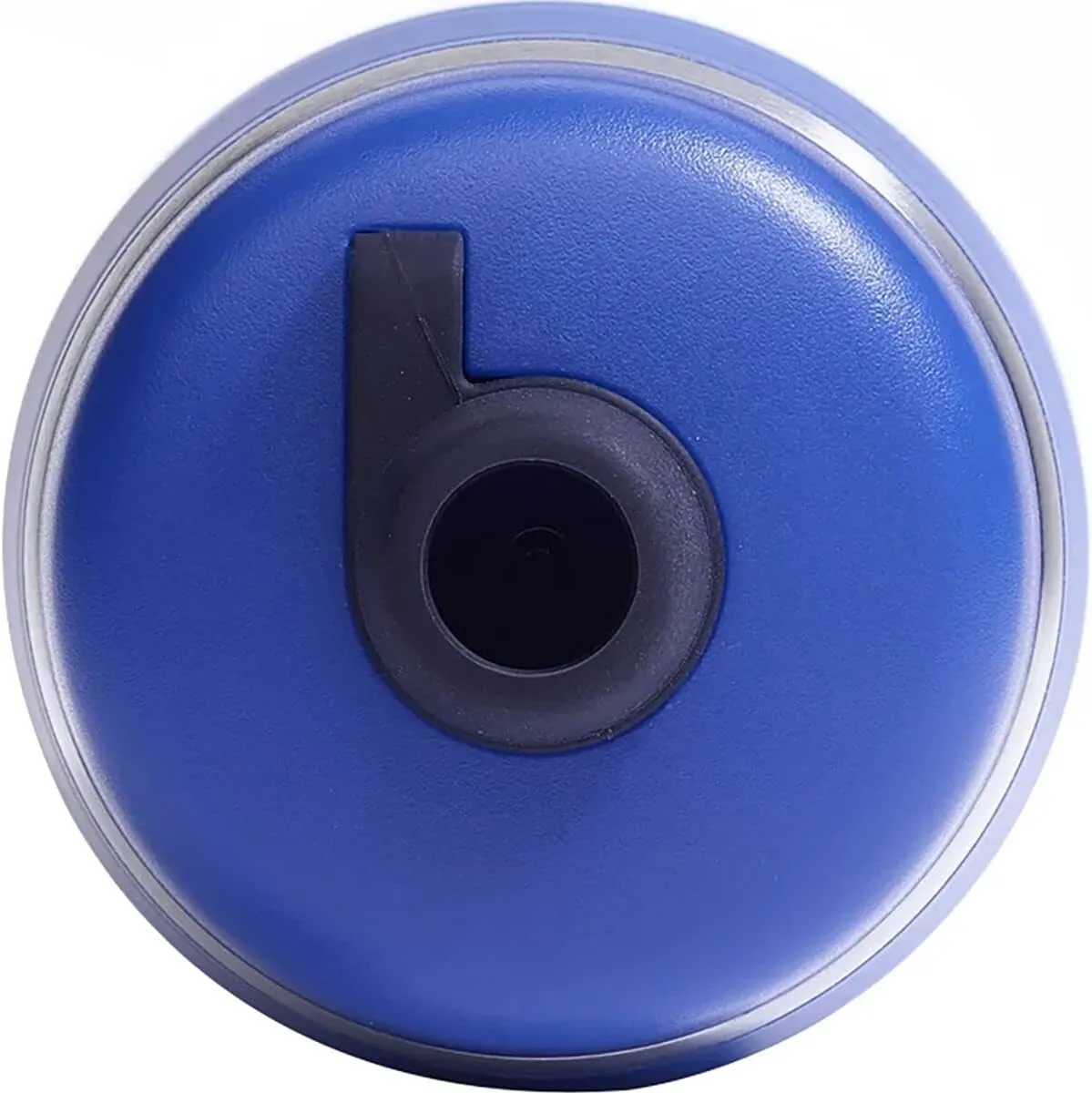 Bivo Duo 25oz Non Insulated Stainless Steel Bike Water Bottle - Lightweight for Cycling, Hiking, Sports - No Plastic Taste, Fits Most Cages, Dishwasher Safe - (True Blue)