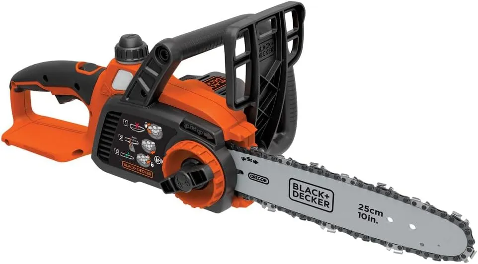 BLACK DECKER 20V MAX* Cordless Chainsaw, 10-Inch, Tool Only (LCS1020B)