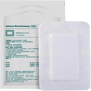 Bordered Gauze Dressing 60 Count, 4.4" x 6" Sterile Individually Wrapped Gauze Pads with Water-Resistant, Soft and Breathable Medical Wound Dressing for First Aid and Home