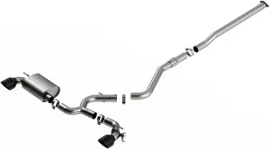 Borla 140926BC - ATAK™ 304 SS Cat-Back Exhaust System with Split Rear Exit