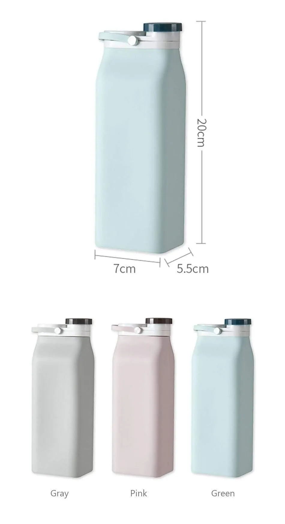 Bottle Beautiful Fully integrated Collapsible Silicone Water