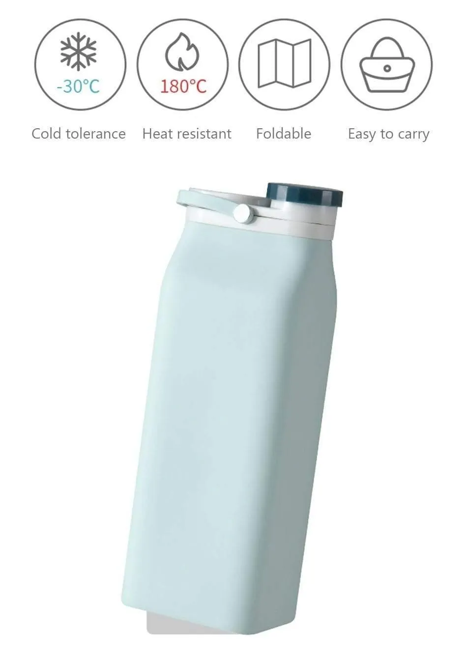 Bottle Beautiful Fully integrated Collapsible Silicone Water