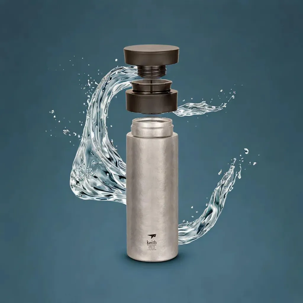 Bouteille Isotherme en Titane