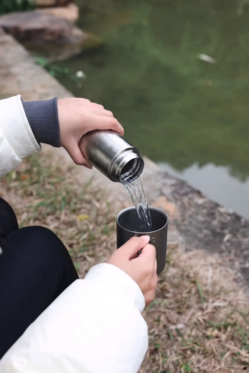 Bouteille Isotherme en Titane