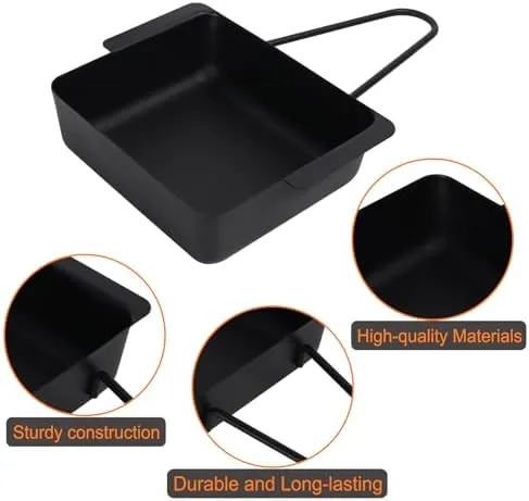 BQMAX Grill Drip Pan for Nexgrill 720-0830X 720-0830H 720-0925P 720-0896 720-0888S Cuisinart CGG-7400, Grease Pan with 15-Pack Aluminum Drip Liner for Nexgrill Grease Tray Replacement 720-0830X