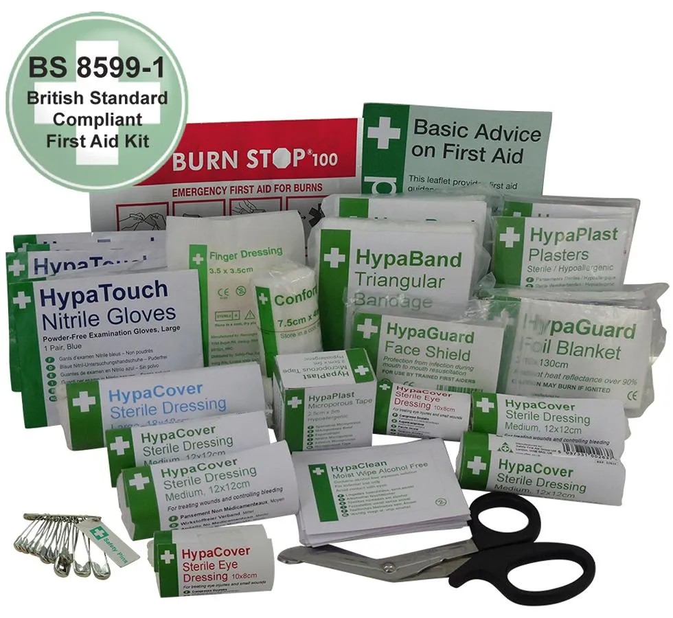 British Compliant First Aid Kit Refill