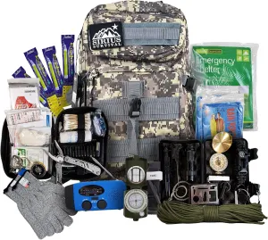 Bug Out Bag Backpack Bugout Kit Great for Family - Survival Backpack for Earthquakes, Hurricanes, Floods, Tornados, Fires & Other Disasters