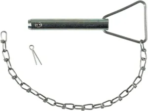 Bulldog 500232 Silver Universal 4.25" Pull Pin with Chain for 190 Series