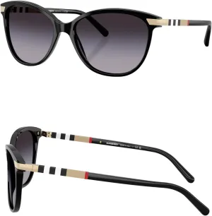 BURBERRY BE4216 Cat-Eye Shape Sunglasses With Eyewear Kit Bundle - Sun Glasses with High Bridge Fit - Women's Designer Sunglasses