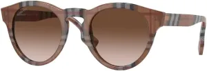 BURBERRY Reid BE4359 Round Sunglasses for Men   BUNDLE With Designer iWear Eyewear Kit