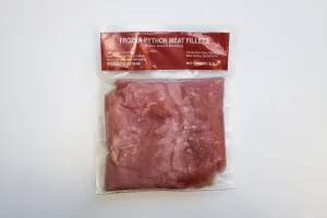 Burmese Python Meat, Boneless, Avg 7 Packs of 1 Pound Each, 7 Pounds Total, Frozen, All-Natural, Free-Range