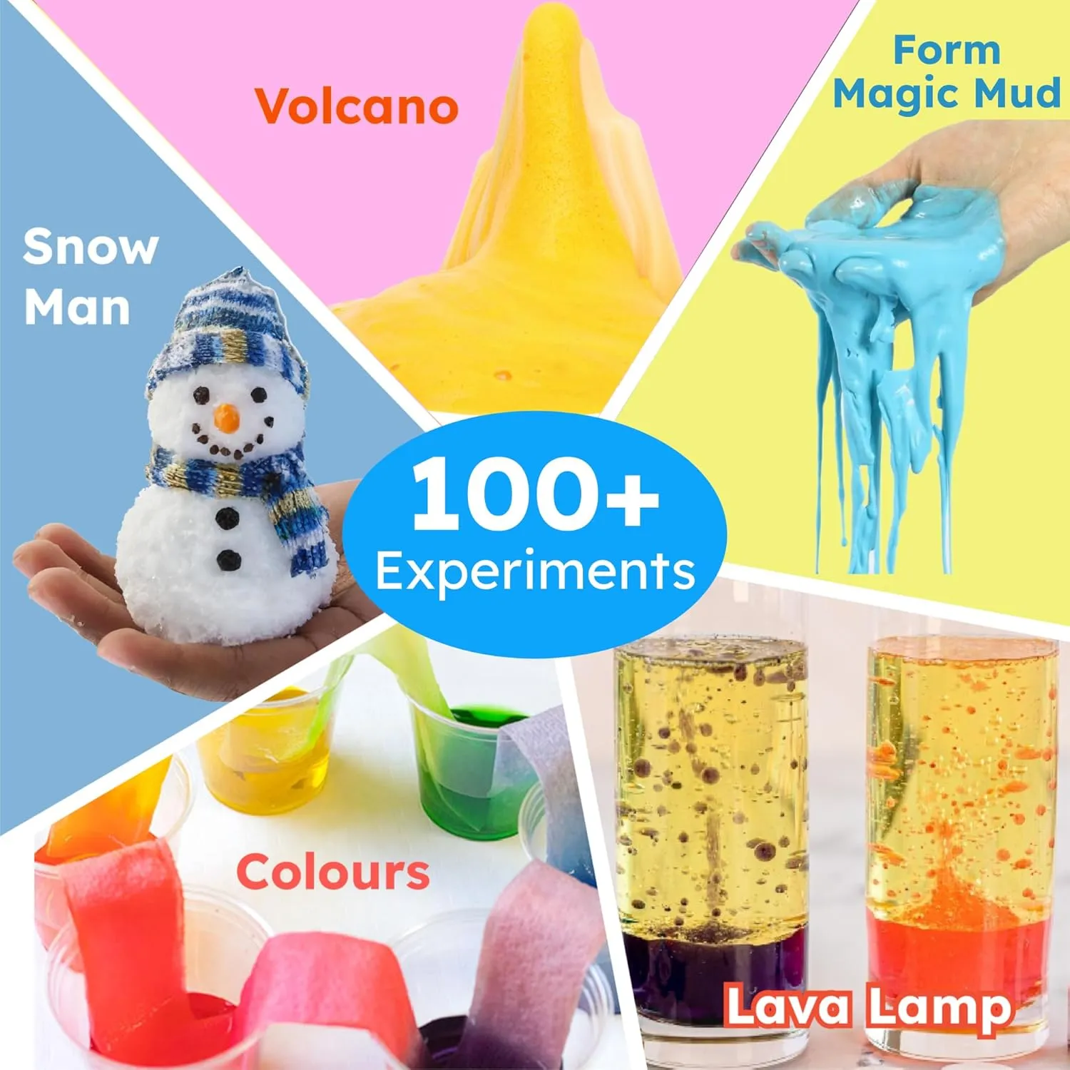 Butterfly EduFields 100  Girls Science Kit for Kids Ages 4 5 6 7 8 | Girls in STEM & Science Experiments | Educational Gift Ideas for 4 5 6 7 8 Year Old Girl | STEM Projects, Fun Learning