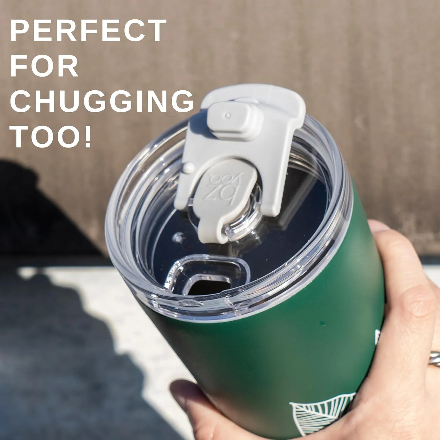 bzyoo SUP Double Wall Vacuum Insulated Tumbler with Straw and Lid Stainless Steel Water Bottle Travel Mug Cup Valentines Gifts For Him & Her, 24oz (710ml) Color: Leaf Green