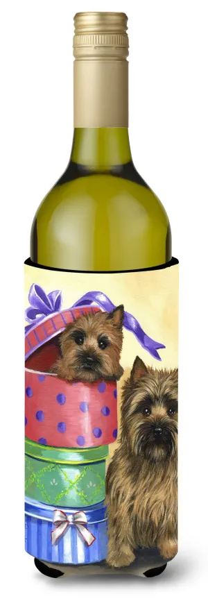 Cairn Terrier Boudoir Wine Bottle Hugger PPP3045LITERK