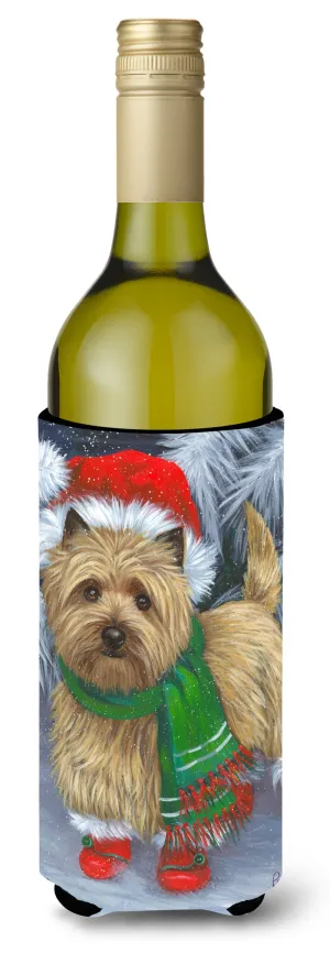 Cairn Terrier Christmas Red Boots Wine Bottle Hugger PPP3058LITERK