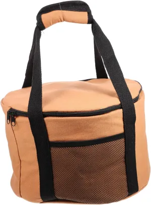 Camping Cookware Bag Large Round Cooker Storage Bag Cooking Utensils Storage Bag for Outdoor Utensils Bag for Camping BBQ and Picnic