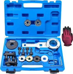 Camshaft Crankshaft Engine Timing Tool Kit Compatible with Audi VW VAG 2006-2018 EA888 1.8 2.0 TSI TFSI T10355 T10060A T10352 T10368 T40011 T40196 T40267, Upgrades Version with Case & Gloves