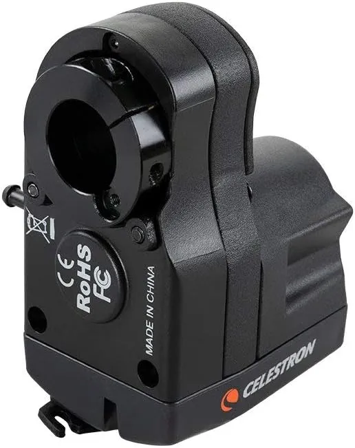 Celestron 94155-A Focus Motor for Schmidt Cassegrain, EdgeHD and RASA Telescopes - Enables Electronic Focusing, Bringing Celestial Objects into Sharp Focus, Black