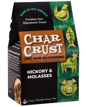 Char Crust Dry-Rub Seasoning (3-Pack, Hickory & Molasses)