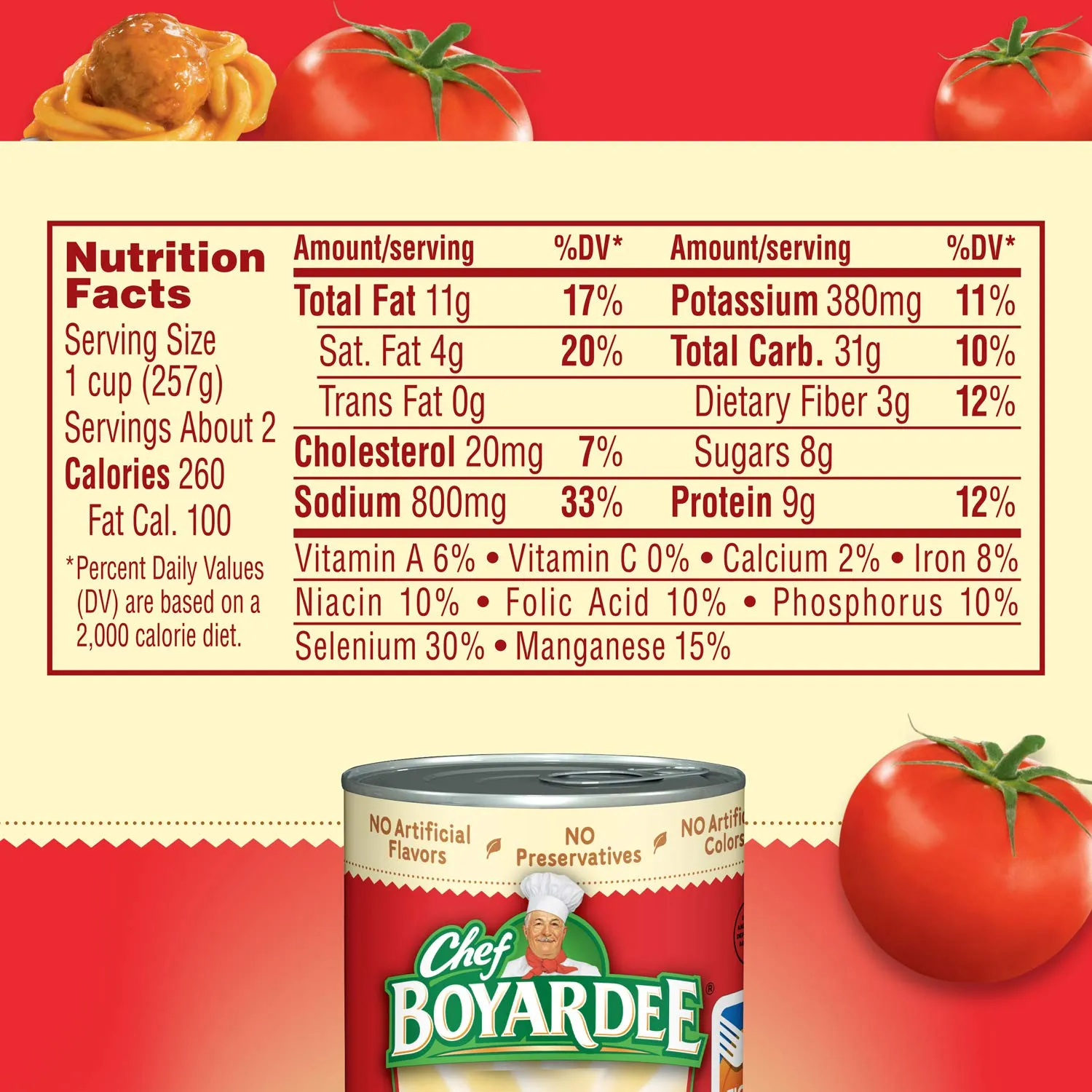 Chef Boyardee Spaghetti and Meatballs Can Pasta, Canned Food, 14.5 OZ Can (24 Cans)