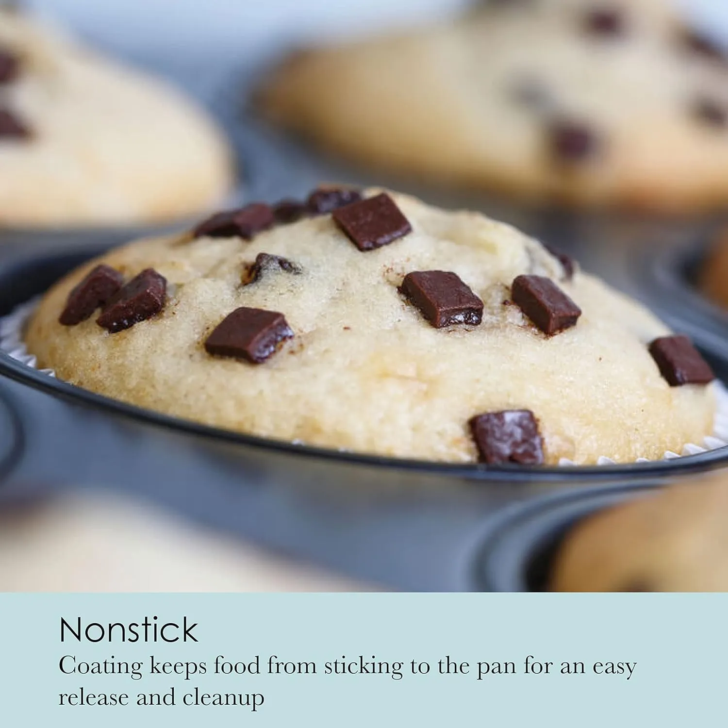 Chicago Metallic Professional Non-Stick Muffin Top Pan, 15.75-Inch-by-11-Inch