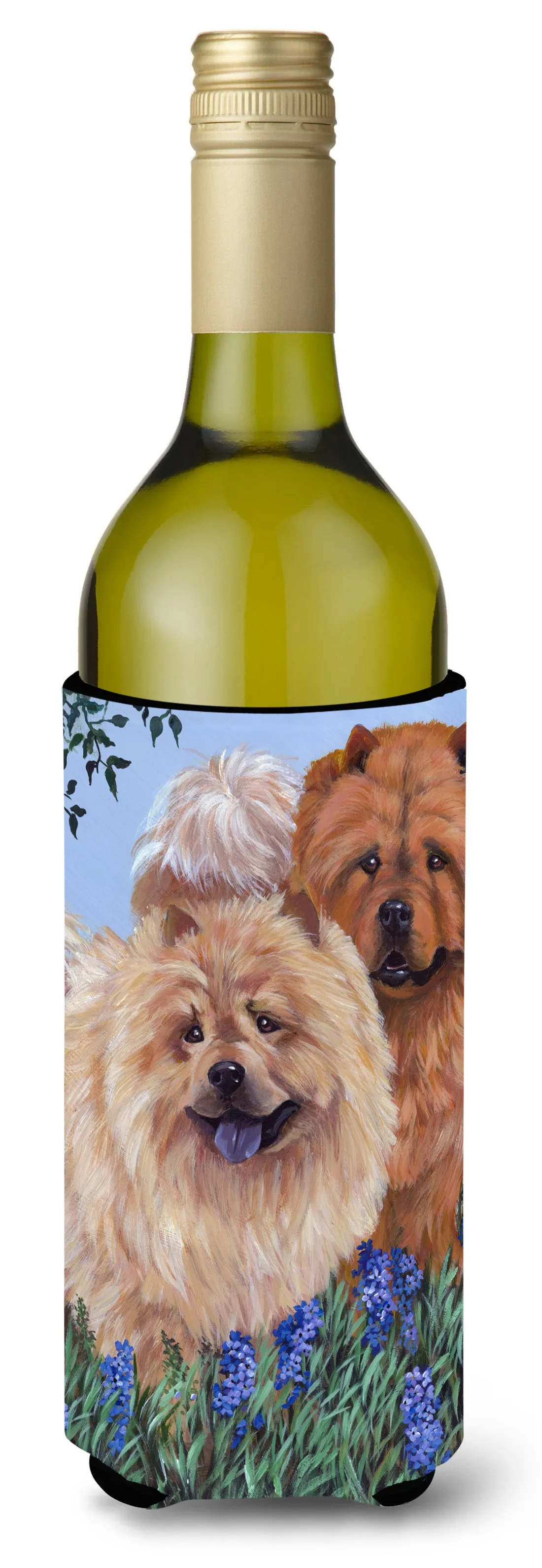 Chow Chow Meadow Wine Bottle Hugger PPP3073LITERK