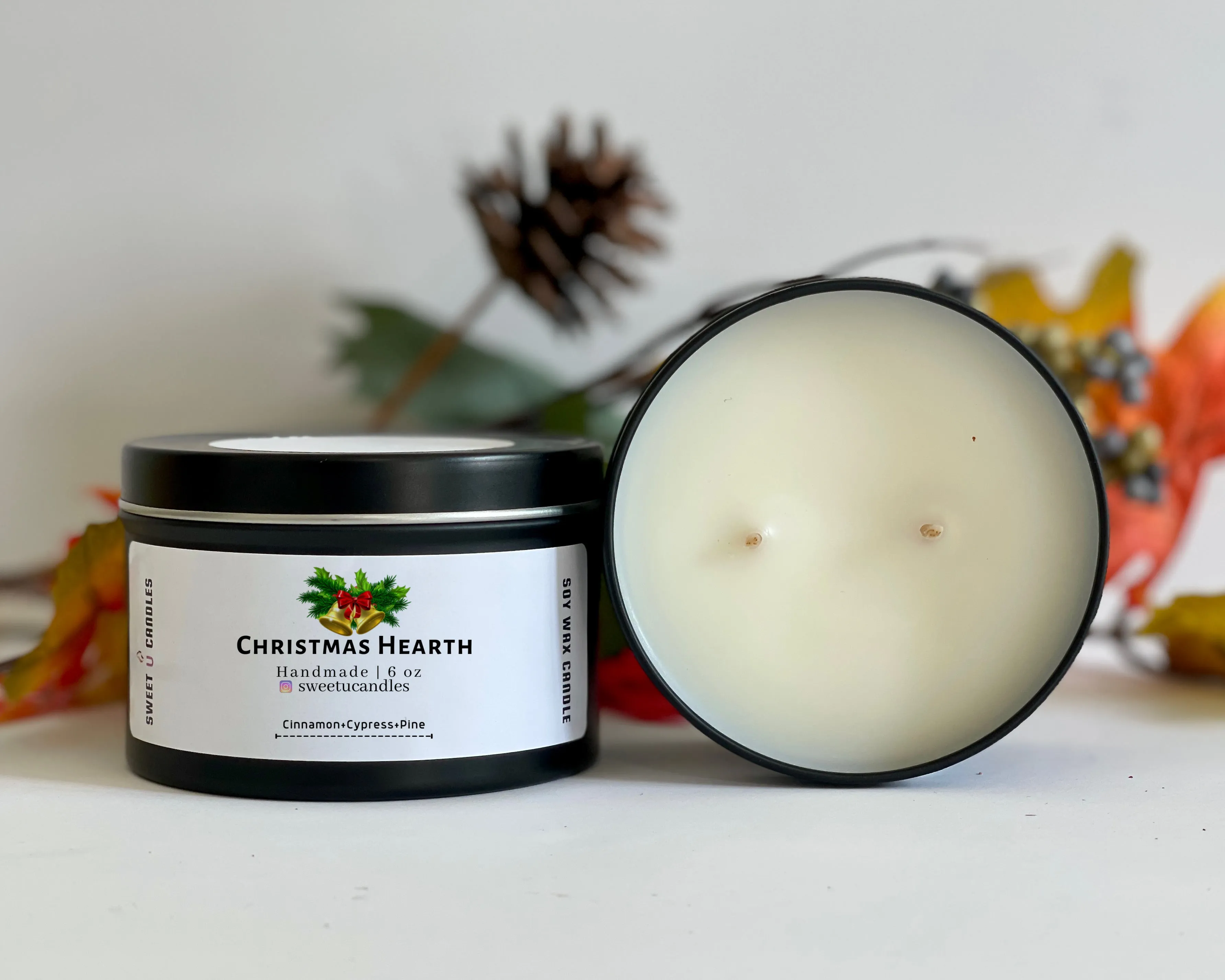 Christmas Hearth Candle