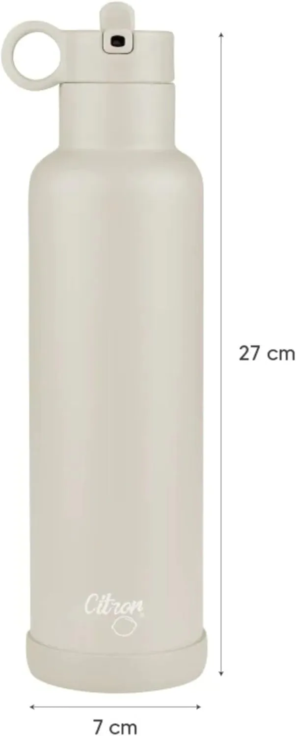 Citron Vacuum Insulated Stainless Steel Water Bottle 750ml Thunder Black, C6297001196595, SS Water Bottle