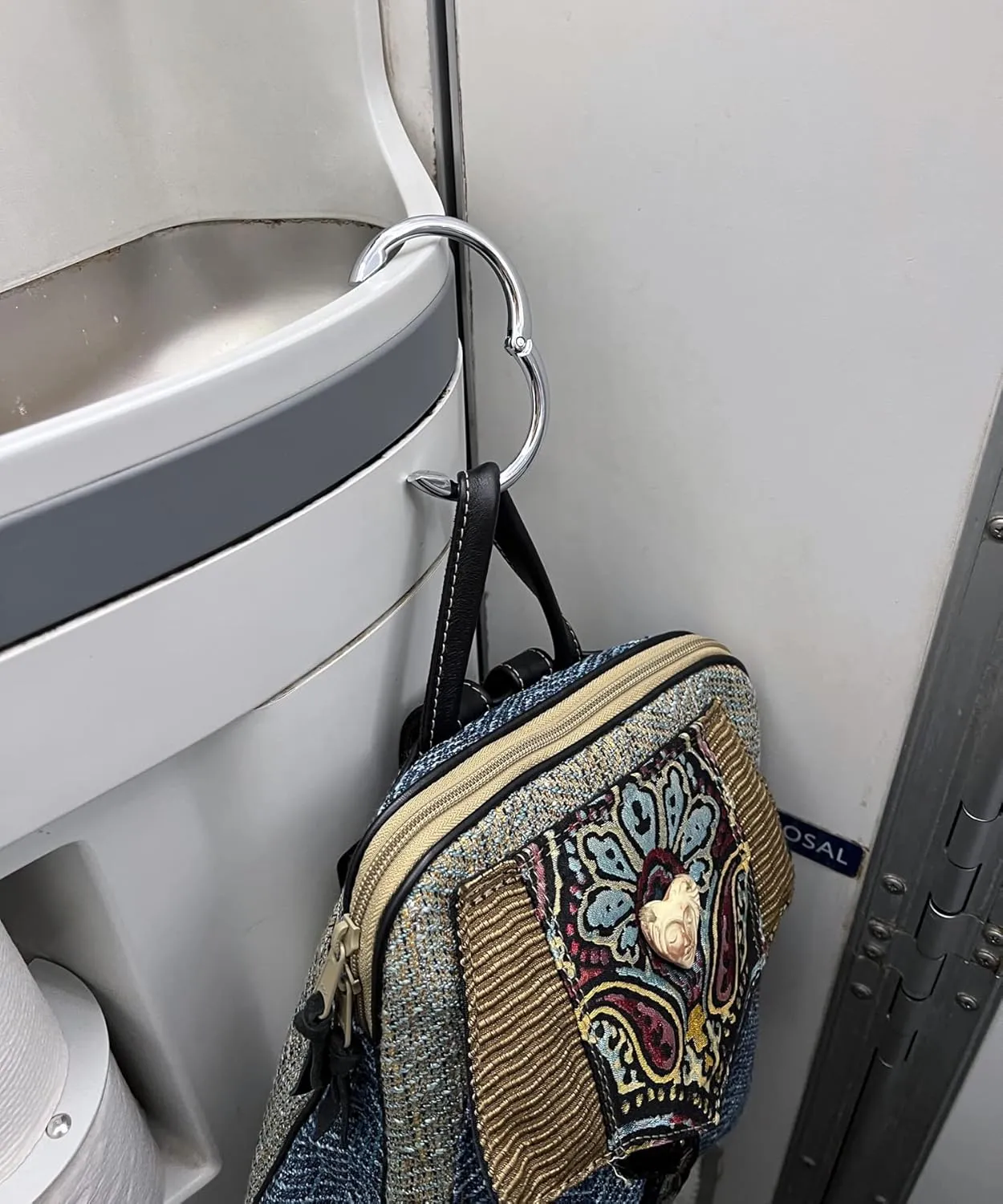 Clipa Bag Hanger - The Ring That Opens Into a Hook, Closes Automatically | Hangs Almost Anywhere in Just 1/2" of Space | Holds 33 lbs Yet Weighs Only 1.6 oz | 8 Styles | 3 yr Warranty