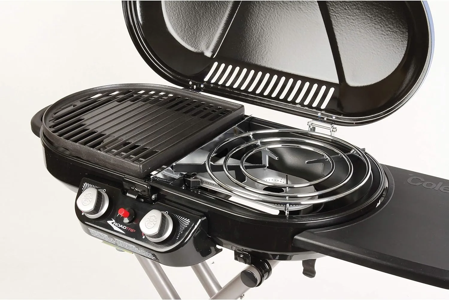 Coleman RoadTrip Swaptop Steel Stove Grate Rust-Resistant Steel Cooktop for Coleman RoadTrip Grills Easily Fits 12-in. Pan Great for Camping Tailgating Grilling & More