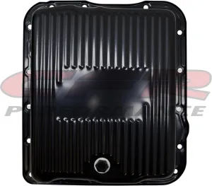 Compatible/Replacement for CHEVY/GM 700R4-4L60E-4L65E STEEL TRANSMISSION PAN (DEEP SUMP) - EDP BLACK