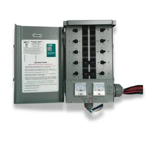Connecticut Electric EmerGen Transfer Switch - 50 Amp, 10-Circuit, 12500 Watts, for Generator (Transfer Switch Only)