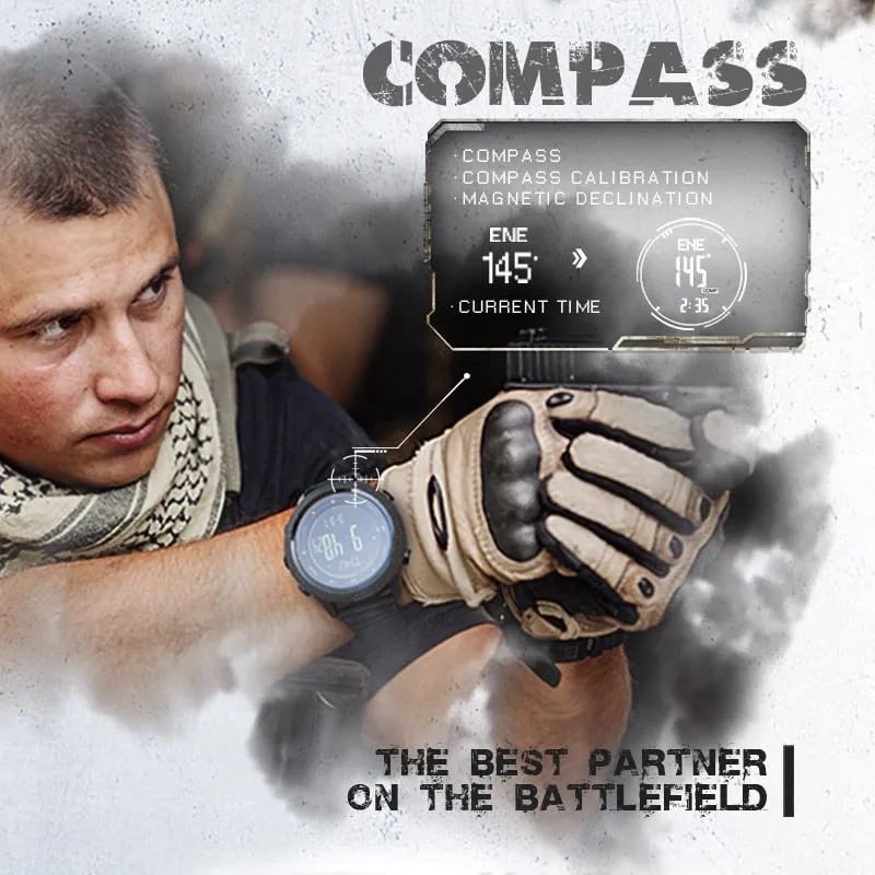 Conquer Every Terrain: NORTH EDGE APACHE-46 Men's Digital Watch with Altitude, Weather, and Direction Indicators