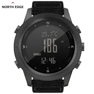 Conquer Every Terrain: NORTH EDGE APACHE-46 Men's Digital Watch with Altitude, Weather, and Direction Indicators