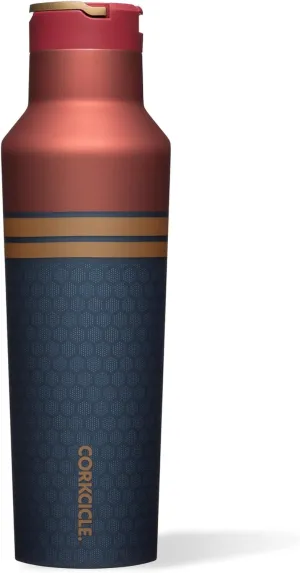 Corkcicle Sport Canteen - Water Bottle & Thermos - Triple Insulated Shatterproof Stainless Steel, 20 oz, Marvel - Captain Marvel