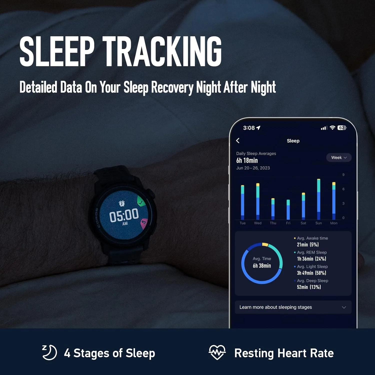 COROS PACE 3 GPS Sport Watch–Lightweight, Comfortable Running Watch, 17-Day Battery Life, Accurate GPS, Heart Rate Monitor, Navigation, Sleep Tracking, Training Plan, Run, Bike, and Ski-White Silicone