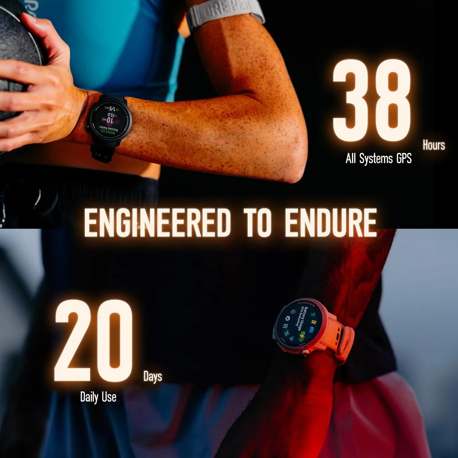 COROS PACE Pro GPS Sport Watch, 1.3-inch AMOLED Touchscreen, Fastest in Class Processor Running Watch, 20 Days Battery Life, Navigation with Global Offline Maps, Sleep Tracking, Running, Cycling-Gray