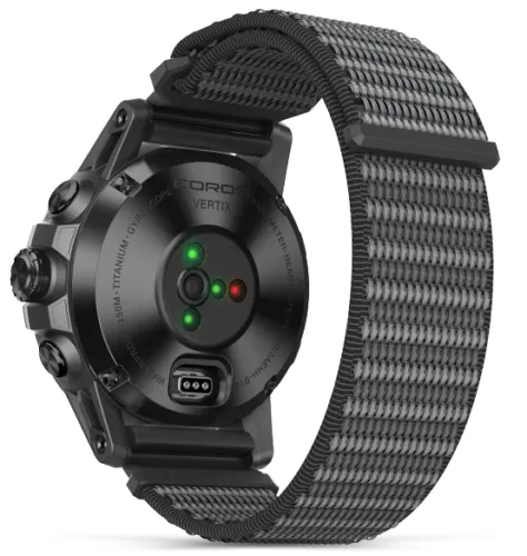 Coros VERTIX GPS Adventure Watch Space Traveler with Heart Rate Monitor, 60h Full GPS Battery, 24/7 Blood Oxygen Monitoring, Sapphire Glass, Barometer, ANT  & BLE, Strava & Training Peaks  with Included Wearable4U Compact Power Bank Bundle