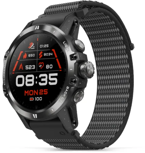 Coros VERTIX GPS Adventure Watch Space Traveler with Heart Rate Monitor, 60h Full GPS Battery, 24/7 Blood Oxygen Monitoring, Sapphire Glass, Barometer, ANT  & BLE, Strava & Training Peaks  with Included Wearable4U Compact Power Bank Bundle