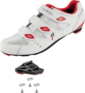 CyclingDeal Bicycle Road Bike Universal Cleat Mount Men's Cycling Shoes with 9-Degree Floating Look ARC Delta Compatible Cleats Compatible with Peloton Indoor Bikes Pedals